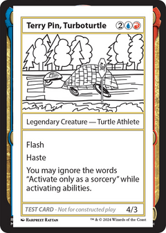 Terry Pin, Turboturtle [Mystery Booster 2 Playtest Cards]-1