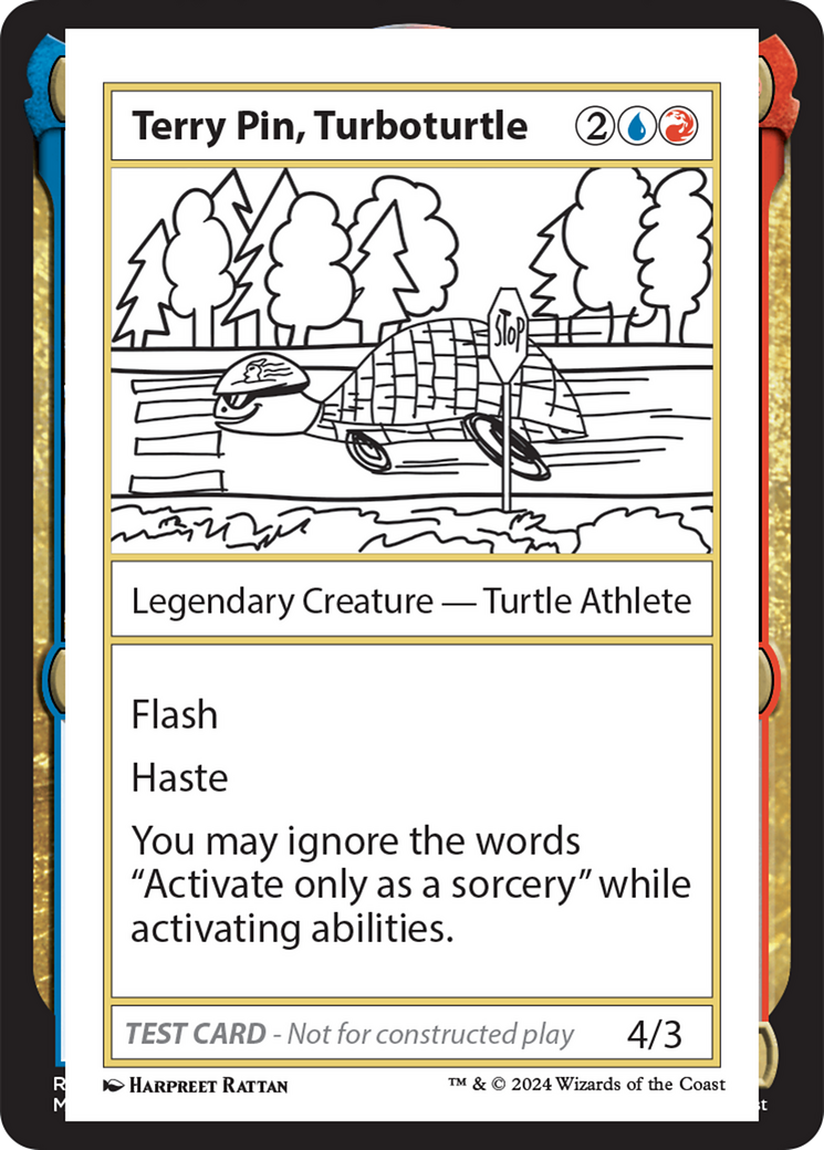 Terry Pin, Turboturtle [Mystery Booster 2 Playtest Cards]-1