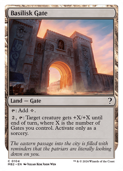 Basilisk Gate (White Border) [Mystery Booster 2]-1