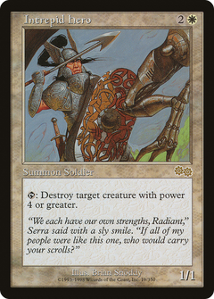 Intrepid Hero [Urza's Saga]-1