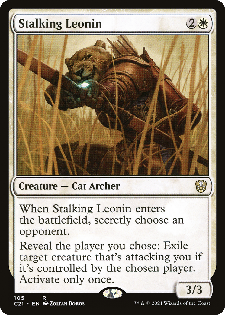 Stalking Leonin [Commander 2021]-1