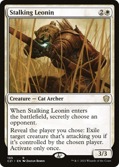 Stalking Leonin [Commander 2021]-1