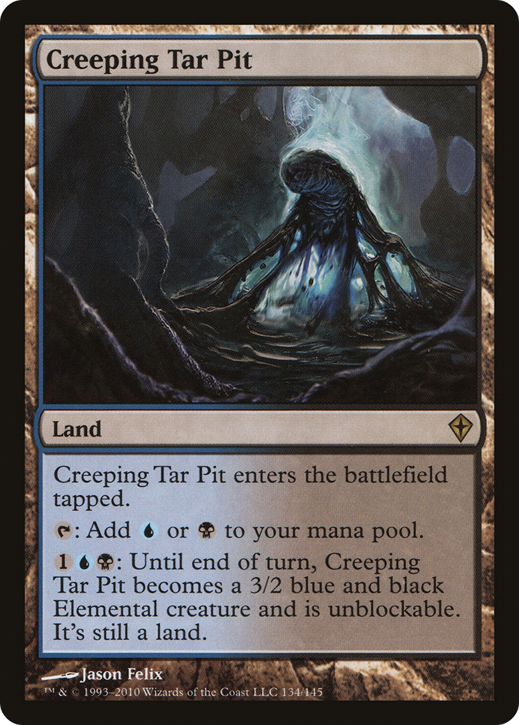 Creeping Tar Pit [Worldwake]-1