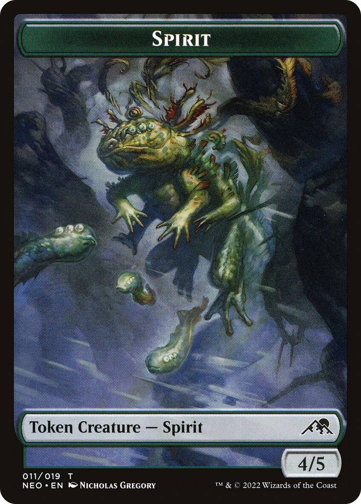 Spirit Token (011) [Kamigawa: Neon Dynasty Tokens]-1