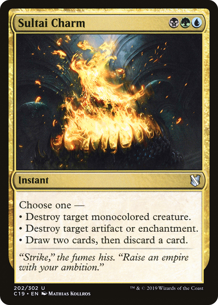 Sultai Charm [Commander 2019]-1