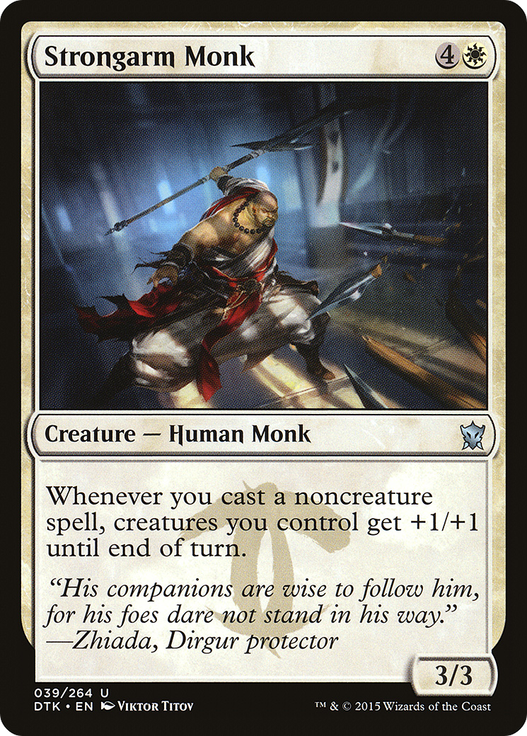 Strongarm Monk [Dragons of Tarkir]-1