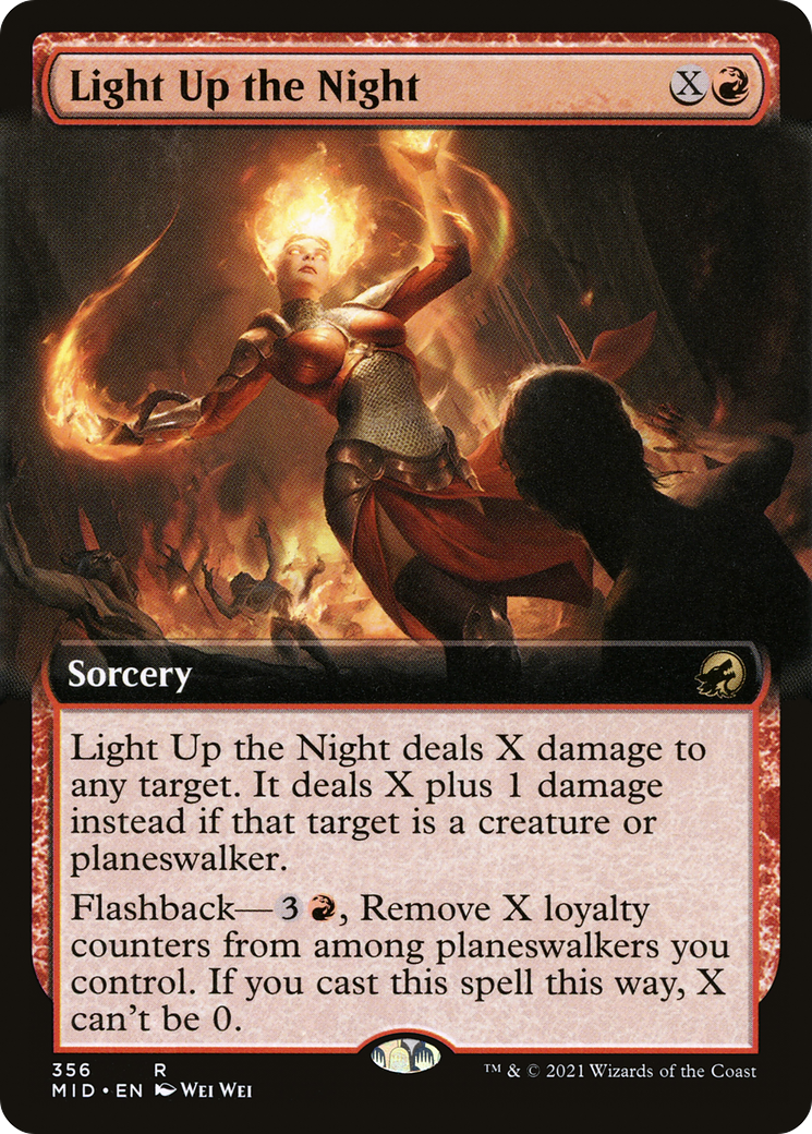 Light Up the Night (Extended Art) [Innistrad: Midnight Hunt]-1