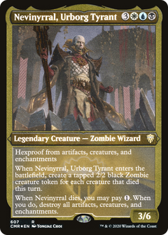 Nevinyrral, Urborg Tyrant (Etched) [Commander Legends]-1