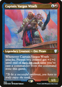 Captain Vargus Wrath (Etched) [Commander Legends]-1