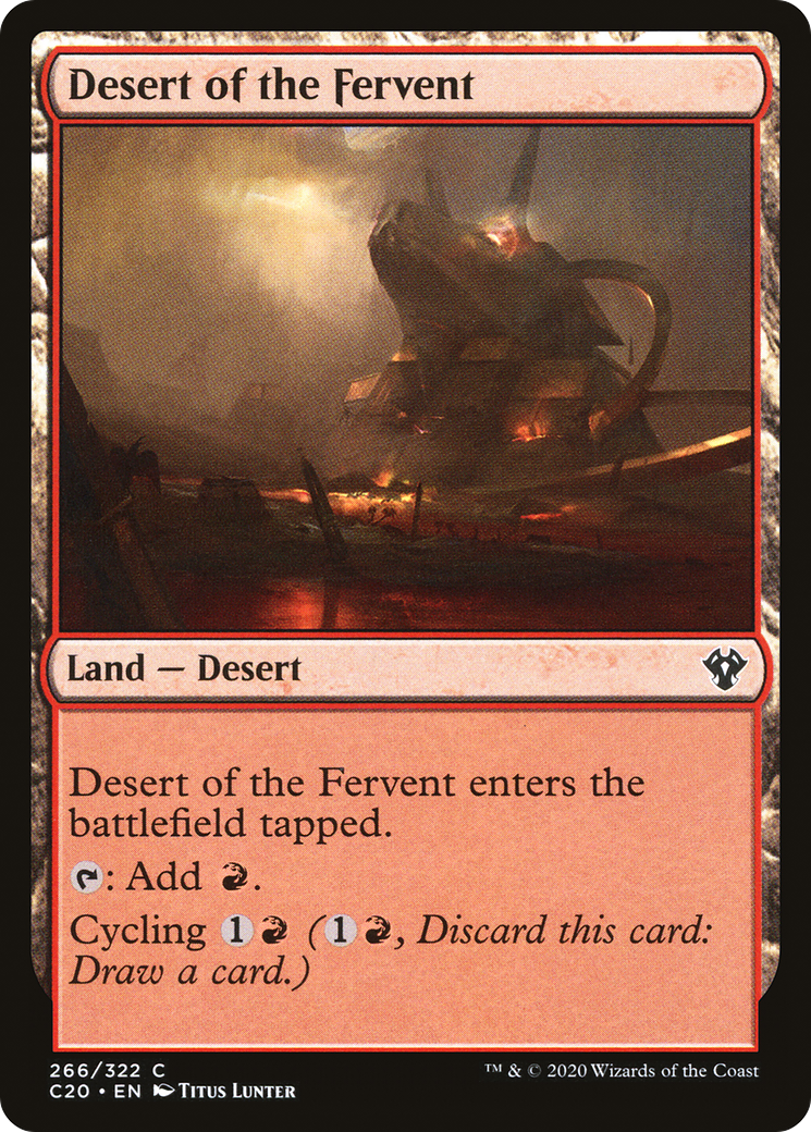 Desert of the Fervent [Commander 2020]-1