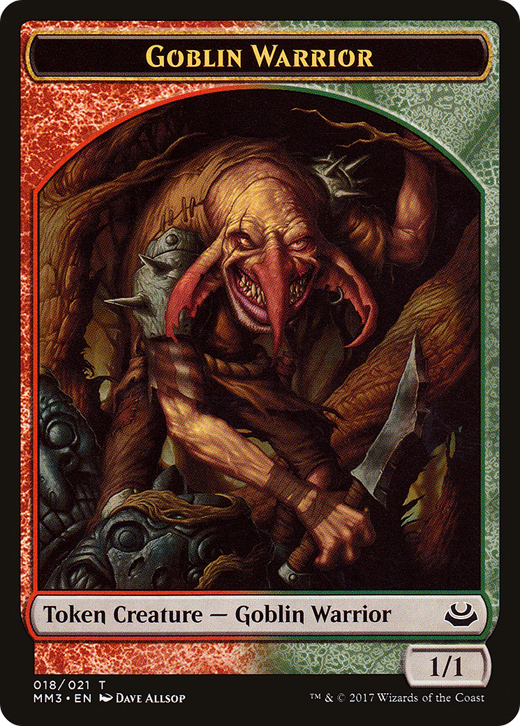 Goblin Warrior Token [Modern Masters 2017 Tokens]-1