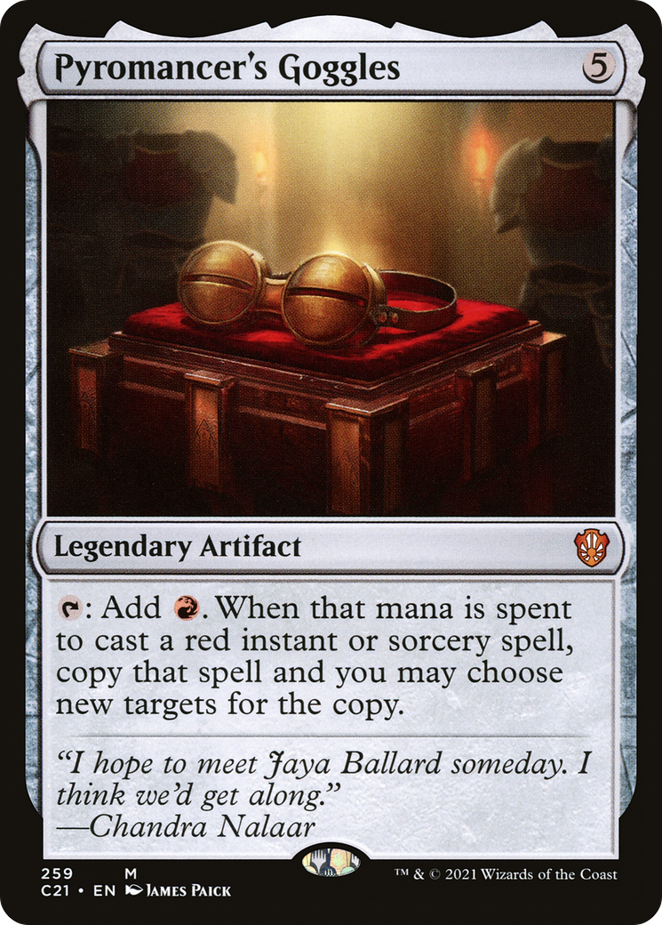 Pyromancer's Goggles [Commander 2021]-1
