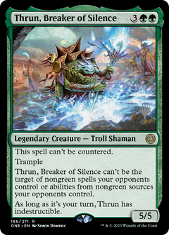 Thrun, Breaker of Silence (PPONE-186) - Phyrexia: All Will Be One Promos Foil-1