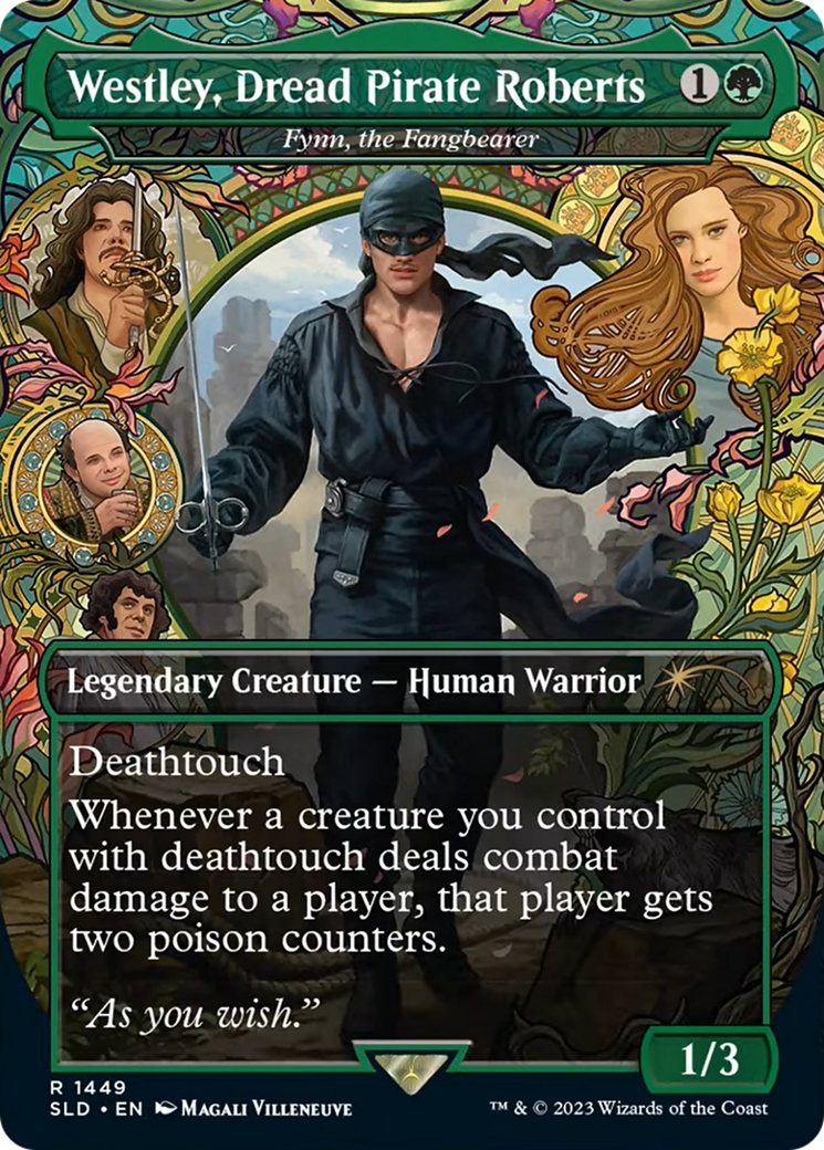 Westley, Dread Pirate Roberts - Fynn, the Fangbearer (SLD-1449) - Secret Lair Drop / Westley, Dread Pirate Roberts (Borderless)-1