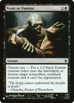 Feast or Famine [The List]-1