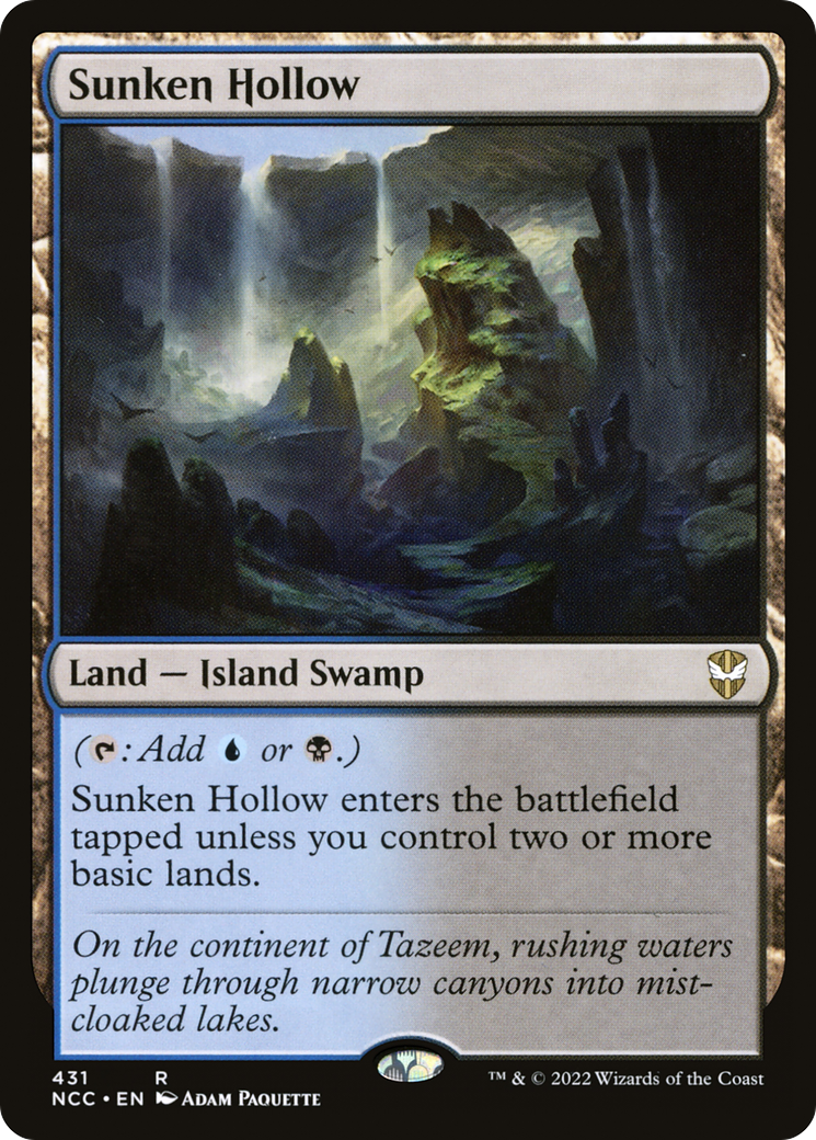 Sunken Hollow [Streets of New Capenna Commander]-1