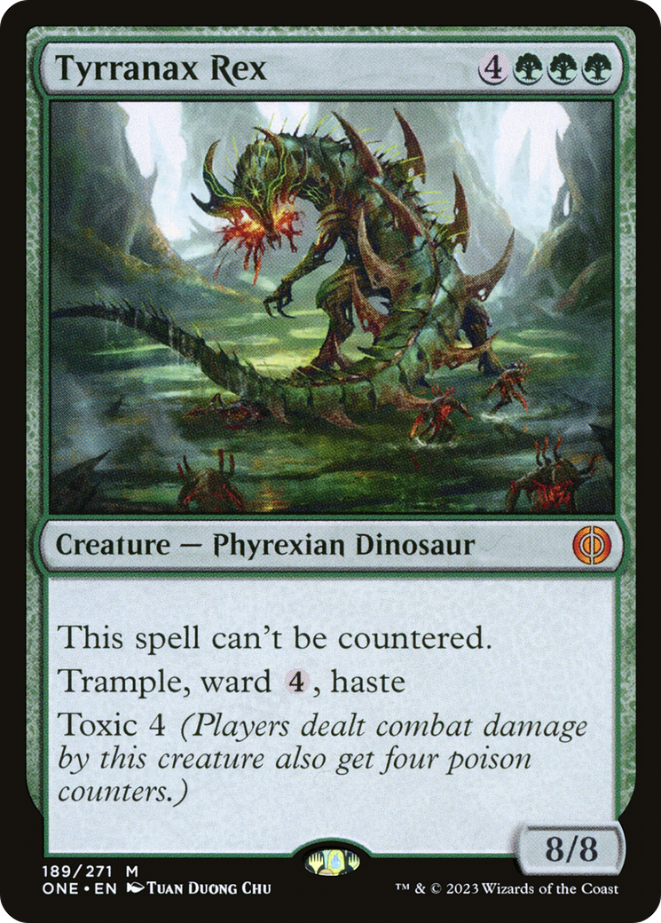 Tyrranax Rex (ONE-189) - Phyrexia: All Will Be One Foil-1
