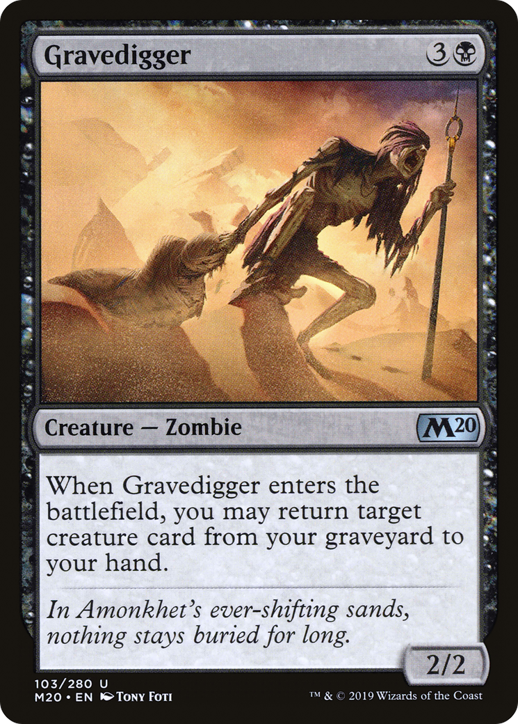 Gravedigger [Core Set 2020]-1