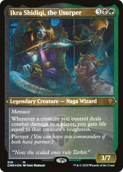 Ikra Shidiqi, the Usurper (Etched) [Commander Legends]-1