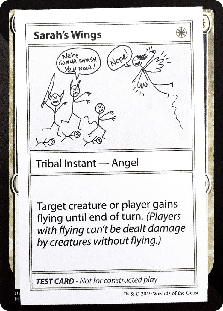 Sarah's Wings (2021 Edition) [Mystery Booster Playtest Cards]-1