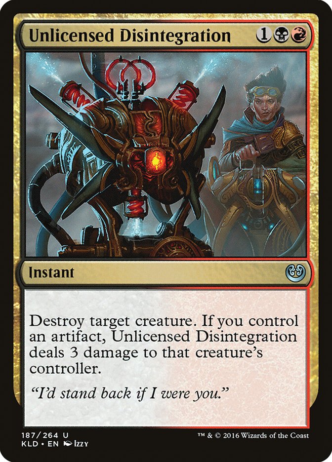 Unlicensed Disintegration [Kaladesh]-1
