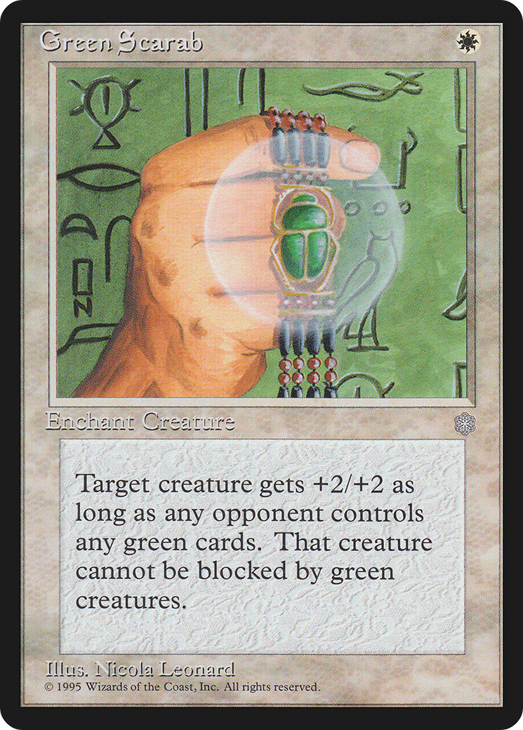 Green Scarab [Ice Age]-1