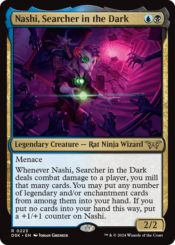 Nashi, Searcher in the Dark [Duskmourn: House of Horror]-1