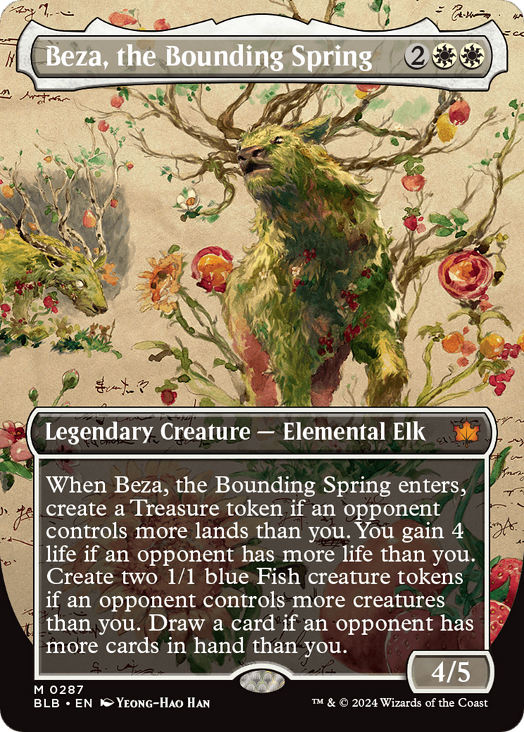 Beza, the Bounding Spring (Borderless) [Bloomburrow]-1