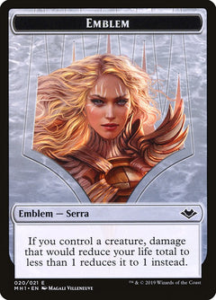 Illusion (005) // Serra the Benevolent Emblem (020) Double-Sided Token [Modern Horizons Tokens]-2
