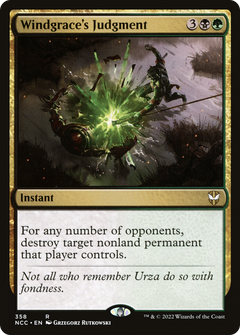 Windgrace's Judgment (NCC-358) - New Capenna Commander-1