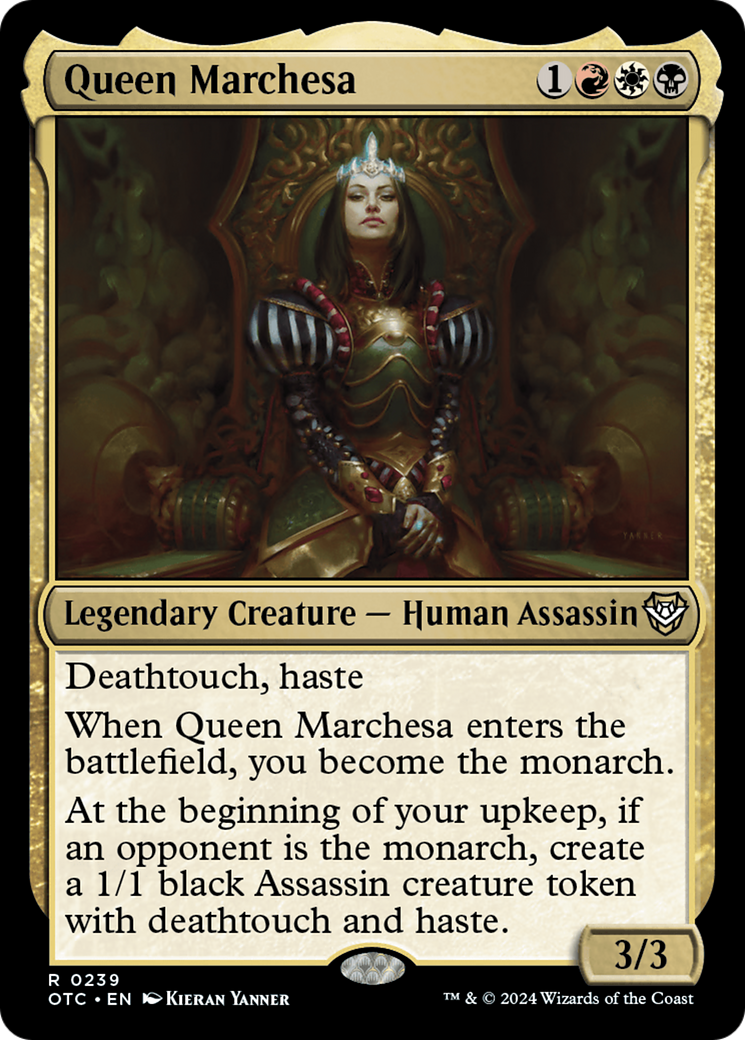 Queen Marchesa [Outlaws of Thunder Junction Commander]-1