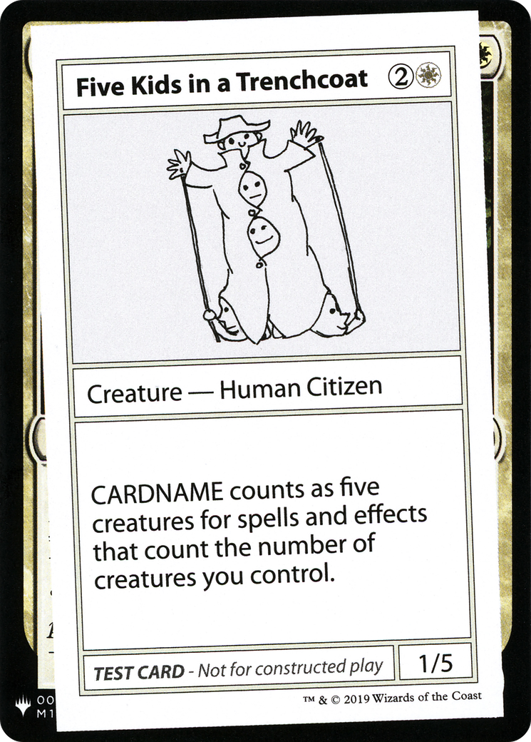 Five Kids in a Trenchcoat [Mystery Booster Playtest Cards]-1