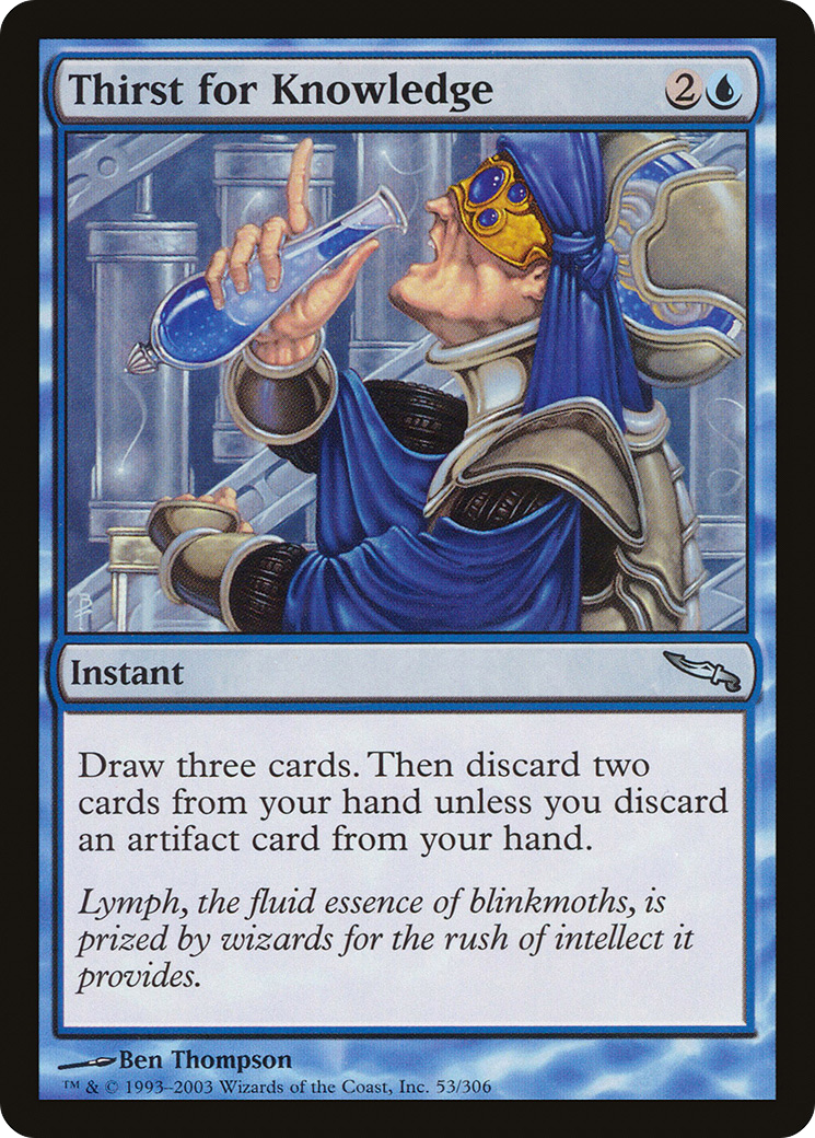 Thirst for Knowledge [Mirrodin]-1