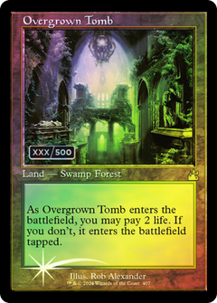 Overgrown Tomb (Retro) (Serialized) [Ravnica Remastered]-1