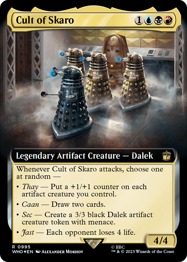 Cult of Skaro (Extended Art) (Surge Foil) [Doctor Who]-1