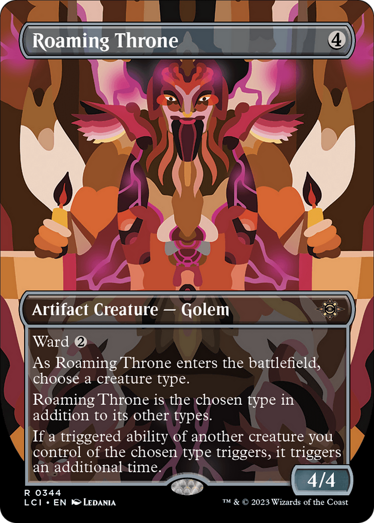 Roaming Throne (Borderless) [The Lost Caverns of Ixalan]-1