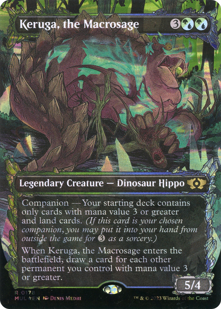 Keruga, the Macrosage (Halo Foil) [Multiverse Legends]-1