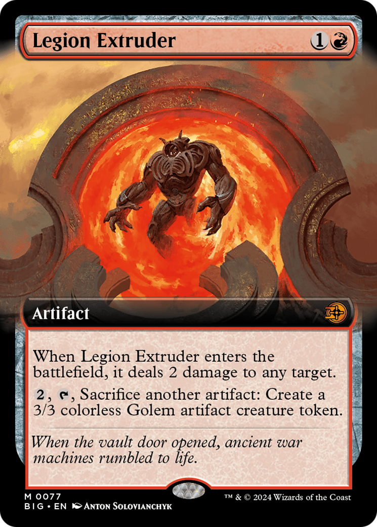 Legion Extruder (Extended Art) [Outlaws of Thunder Junction: The Big Score]-1