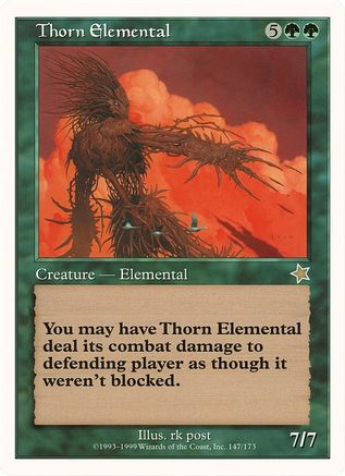 Thorn Elemental (Oversized) [Oversize Cards]-1