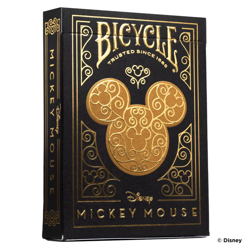 Bicycle Disney Black & Gold Mickey Playing Cards-1