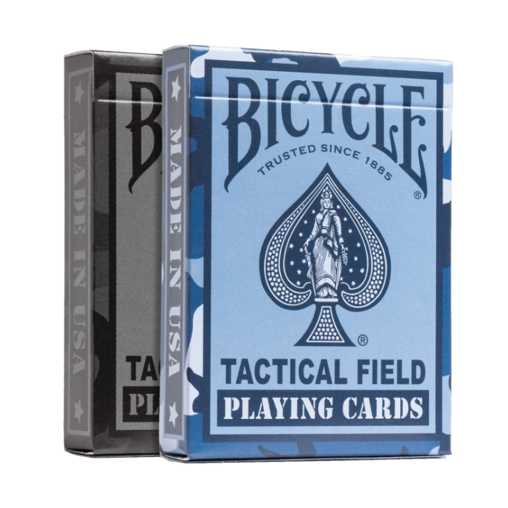 Bicycle Tactical Field 2024 (Mixed Inner) Navy and Blackout Playing Cards