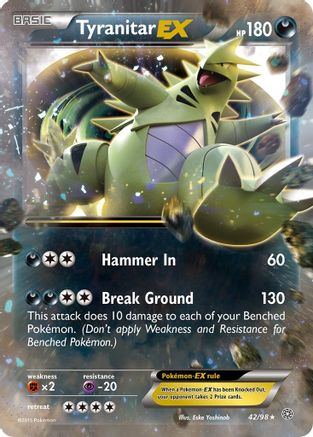 Tyranitar EX (42/98) [XY: Ancient Origins]-1