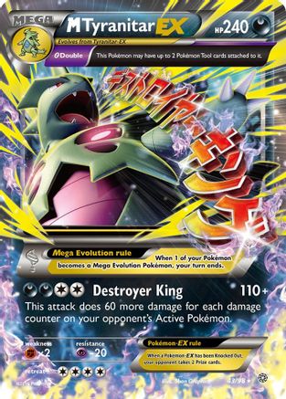 M Tyranitar EX (43/98) [XY: Ancient Origins]-1