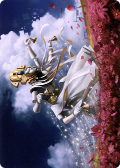 Myojin of Blooming Dawn // Myojin of Blooming Dawn (ANEO-033) - Neon Dynasty Art Series (Borderless) Foil-3