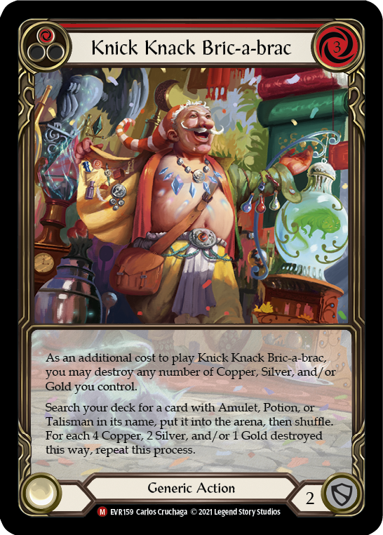 Knick Knack Bric-a-brac [EVR159] (Everfest)  1st Edition Extended Art Rainbow Foil-2