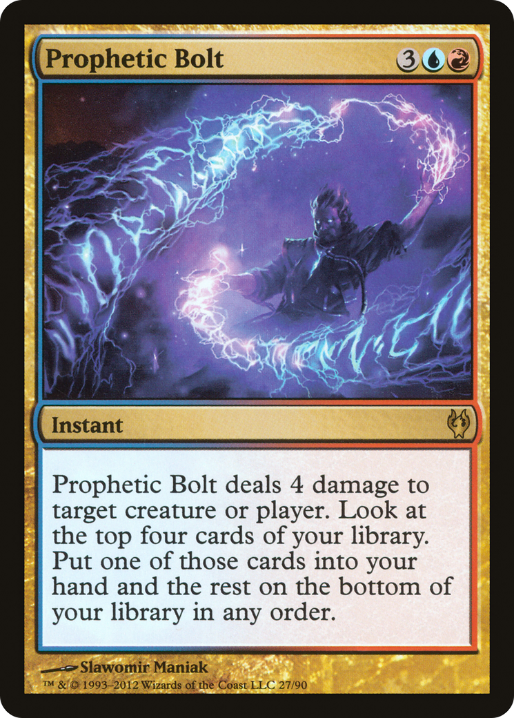 Prophetic Bolt [Duel Decks: Izzet vs. Golgari]-1