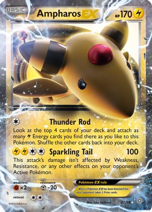 Ampharos EX (27/98) [XY: Ancient Origins]-1