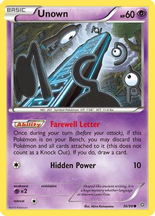 Unown (30/98) [XY: Ancient Origins]-1