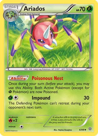 Ariados (6/98) [XY: Ancient Origins]-1