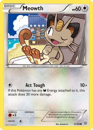 Meowth (61/98) [XY: Ancient Origins]-1